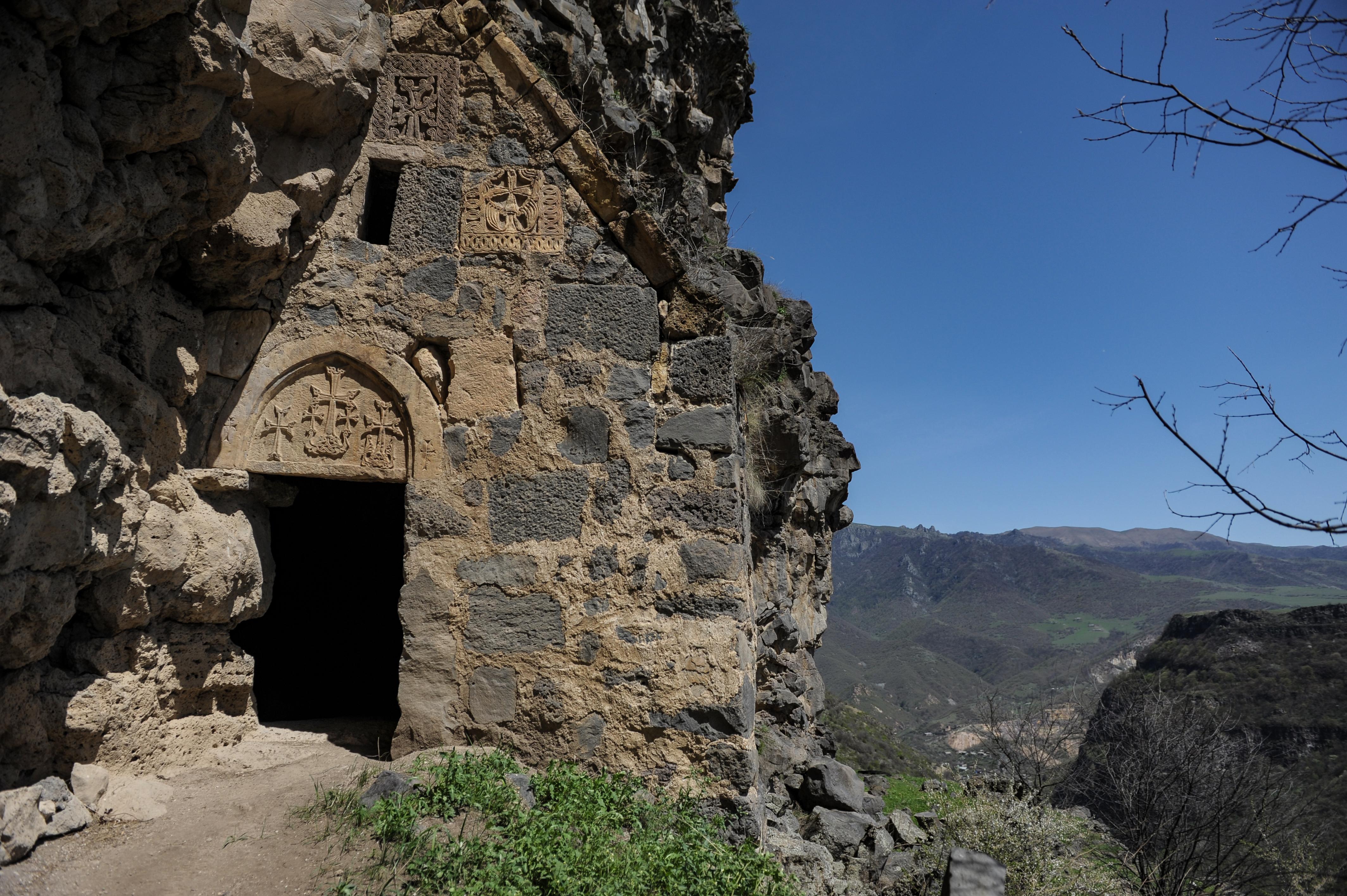 Monastery ruin of Kobayr above the Debed Gorge in Lori